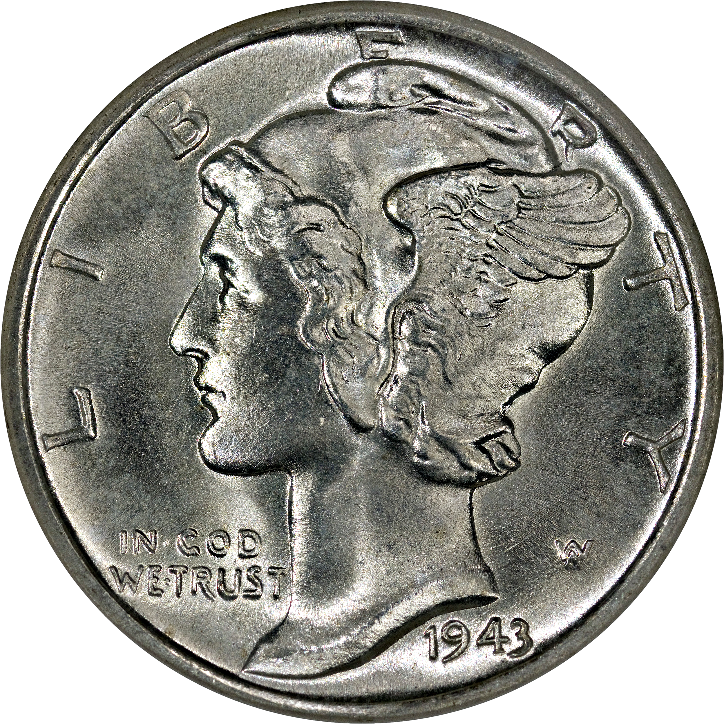 Pre-1965 dime